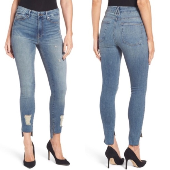 good legs high waist skinny jeans good american